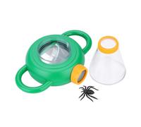 Respicefinem Visualizzatore bidirezionale con ingrandimento 4x per bambini Giocattolo educativo per bambini per esplorare la natura Design con vista superiore e laterale per