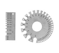 Respicefinem wire di misurazione strumento rotondo diametro in acciaio inossidabile rigatto leggero dimensioni piccole facili da trasportare con segni chiari letture accurate st st