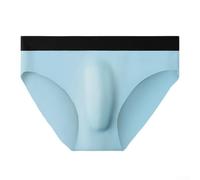 Respira comodamente nei boxer da uomo senza cuciture, tessuto morbido progettato per mantenerti fresco durante tutto il giorno (XL azzurro)
