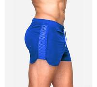 Respira facilmente con i nostri pantaloncini da uomo in rete ad asciugatura rapida per allenamento atletico per un comfort tutto il giorno (XL blu)