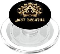 Respira Serenità in Riposo Lotus Yoga Presente PopSockets PopGrip per MagSafe