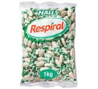 Respiral Caramelle al Mentolo, Potere Rinfrescante Intenso, Busta da 1 kg