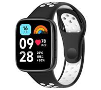 Respirant Bracelet pour Xiaomi Redmi Watch 3 Active, Silicone Sport Bracelets de Remplacement pour Redmi Watch 3 Active