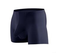 Respirare facilmente in questi boxer da uomo in seta ghiaccio con uno speciale design a sacchetto (XL zaffiro)