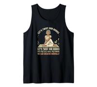 Respirare Normale Yoga Ironico Posa Hobby Meditazione Canotta