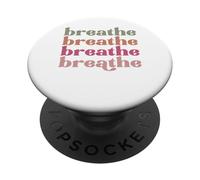 respirare uomini donne e bambini che respirano respirando PopSockets PopGrip Adesivo