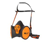 Respiratore maschera protettiva da lavoro a mezza faccia a 2 filtri Climax PCX-700