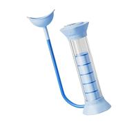 Respiratory Muscle Trainer, Diaphragmatic Breathing Exerciser, Adjustable Lung Expander, Core Strength Tool for Fitness, Athletes, Home, Travel, 3.94x1.97x7.48 Inches