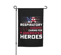 Respiratory Therapist Caring For Americas Heroes Bandiera Da Giardino Moda Bandiera Da Esterno Decorative Bandiere Da Giardino Per Camera Da Letto Prato Campionato 30X45cm
