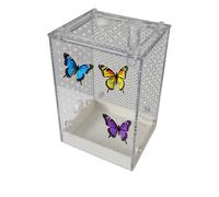 Respirazione del ragno salta - Cancello di allevamento di mantide preghiera chiara per bambini e adulti, habitat staccabile con design di ventilazione, recinto per rettili per scarabeo di scarafaggio