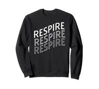Respire Breathe Mindful, Design Francese dedicato al Benessere Felpa