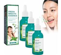 Respiro fresco di cura orale, Gocce naturali rinfrescanti del respiro, Siero fresco del respiro gusto menta, Facile da trasportare, Fresco per lungo tempo (3pcs)