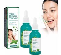 Respiro fresco di cura orale, Gocce naturali rinfrescanti del respiro, Siero fresco del respiro gusto menta, Facile da trasportare, Fresco per lungo tempo (2pcs)