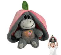 Respiro giocattolo di asino-peluche animale animale animale di peluche, amico comfort a moto lento | Fleece Cuddle, pressione calmante per il sonno, per la terapia per bambini, ac