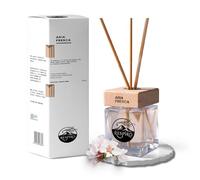 RESPIRO Since 1986 - Aria Fresca - Diffusore ambiente bastoncini 200ml, Note Testa Pompelmo-Menta, Cuore Mughetto-Pino marittimo, Fondo Legno Rosa-Ambra, essenza calda, rilassante.