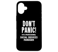 Responsabile dei servizi sociali Custodia per iPhone 16 Plus