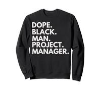 Responsabile del Progetto Dope Black Man African American Pride Felpa