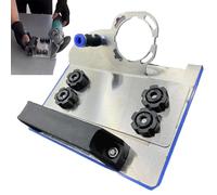 Responsabile del taglio della smerigliatrice - Strumento di smussatura professionale per smerigliatrici angolari | Porta di rinforzo in acciaio per tagli a 45 °/90 ° costanti | Guida di piastrelle, mu