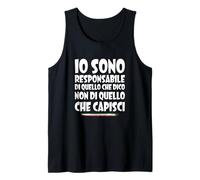 Responsabile delle Mie Parole, Non delle Tue Interpretazioni Canotta