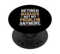 Responsabile delle risorse umane in pensione non è più un mio problema divertente PopSockets PopGrip Adesivo