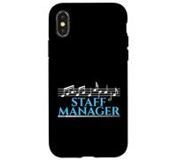 Responsabile dello staff Ruolo di leadership del personale musicale Custodia per iPhone X/XS