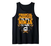 Responsabile finanziario di Giorno Ninja di Notte - Miglior Uomo finanziario Canotta