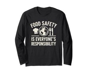Responsabilità della Sicurezza Alimentare | Regalo per la Sicurezza sul Posto di Lavoro e sulla casa Maglia a Manica