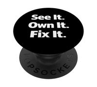 Responsabilità della sicurezza sul posto di lavoro | Campagna Cultura proattiva PopSockets PopGrip Adesivo