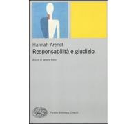 Libri Hannah Arendt - Responsabilita E Giudizio
