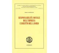 Responsabilità sociale dell'impresa e diritto del lavoro