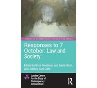 Responses to 7 October: Law and Society