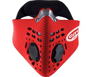 Respro City, Maschera respiratoria, Donna Uomo, Colore: Rosso, L