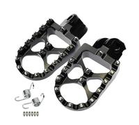 RESPUNEKBAH Pedali Moto Pedane Poggiapiedi per Husqvarna 701 Enduro Supermoto Norden 901 TC65 TC85 FS450 Te FE150 501 Pedane Moto(Black)