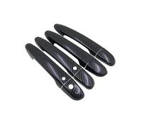 RESPUNEKBAH Per Mazda 6 Per Atenza GJ GL 2013 2014 2015 2016 2017 2018 2019 2020 Adesivo Per Maniglia Della Porta Nero Fibra Di Carbonio Accessori Per Auto(Handle 2 Button)