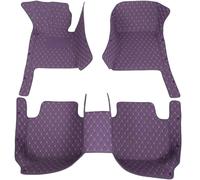 RESPUNEKBAH per Mercedes per Benz W124 1985 1986 1987 1988 1989 1990 1991 1992 1993 Accessori per Tappetini Auto in Similpelle 3D Personalizzati Accessori per Auto(Purple)