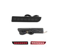 RESPUNEKBAH Per Mitsubishi Per Lancer Per Evo Per Evolution ASX Per Outlander Sport RVR Dynamic Turn Signal Rear Tail Brake Lamp Bumper Reflector Lights(Smoked Lens B)