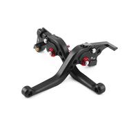 RESPUNEKBAH Per Per TENERE 700 Per World Per Raid XTZ700 SP 19-23 XTZ Per Rally Motorcycle Maniglie Regolabili Leva Freno Frizione Corta(Black)