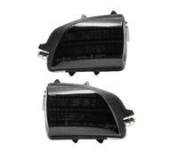 RESPUNEKBAH Per Volvo XC90 XC70 2007-2014 Car Dynamic LED Side Wing Mirror Light Turn Signal Indicator Blinker Lamp 2PCS (Smoke)