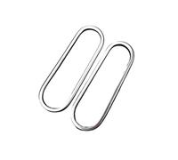 RESPUNEKBAH Per VW Per BEETLE 2013 2014 2015 2016 2017, RIVESTIMENTO MANIGLIA INTERNA PORTA, ADESIVO, DECORAZIONE, 2 Pezzi/set(ABS Silver Matte)