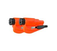 Resqme GB0-RQMTWIN-ORANGE Accessorio di Sicurezza 2 in 1 per Portachiavi, Arancio, 2 Pezzi