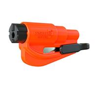 Resqme GBO-RQM-ORANGE Accessorio di Sicurezza 2 in 1 per Portachiavi, Arancio, 1 Pezzo