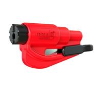 Resqme GBO-RQM-ROT Accessorio di Sicurezza 2 in 1 per Portachiavi, Rosso, 1 Pezzo