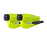 Resqme GBO-RQMTWIN-YELLOW Accessorio di Sicurezza 2 in 1 per Portachiavi, Giallo, 2 Pezzi