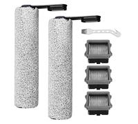 Resszo Spazzole a Rullo e Filtro Ricambi per Tineco Floor One S5/ S5 Pro, Aspirapolvere per liquidi e asciutti Parti di ricambio (2 Spazzole a Rullo + 3 Filtri HEPA + 1 Spazzola di Pulizia)