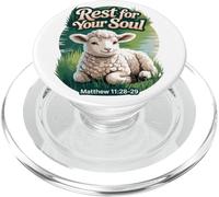 Rest For Your Soul/Matteo 11 / agnello pacifico dall'acqua PopSockets PopGrip per MagSafe