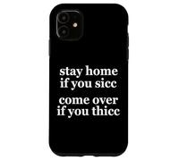resta a casa se vieni da te se ti capita Custodia per iPhone 11