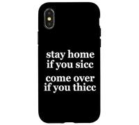 resta a casa se vieni da te se ti capita Custodia per iPhone X/XS