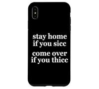 resta a casa se vieni da te se ti capita Custodia per iPhone XS Max