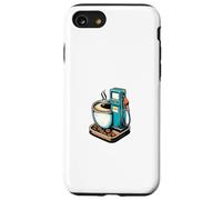 Resta Calmo Ama il Latte Umorismo Caffè Quotidiano Custodia per iPhone SE (2020) / 7/8