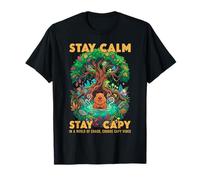 Resta Capy Capybara Zen Forest Nature Meditation Maglietta